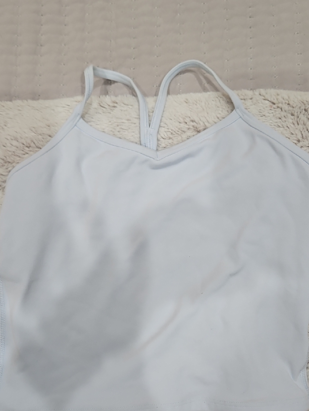 Athleta Girl Light Blue Performance Tank